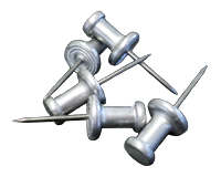 Aluminum Push Pins