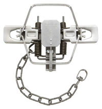 Duke #2 Square Jaw Coil Spring Trap – Model 0492 For Coyote, Bobcat, Fox, Lynx – New